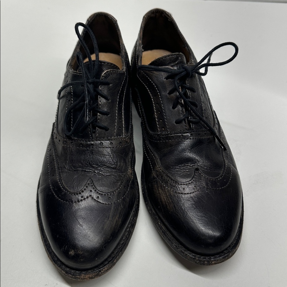 Bed Stu Black Leather “Wingtips” - Picture 4 of 9